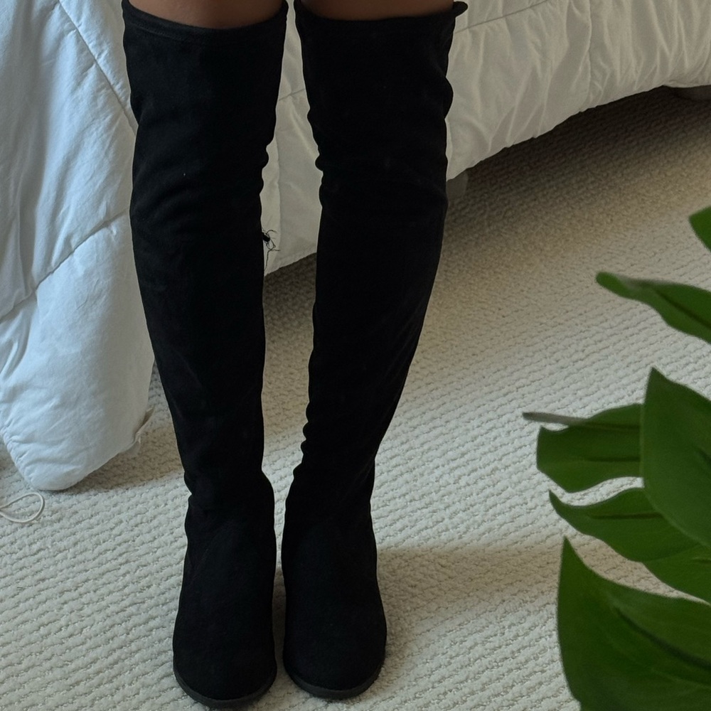 Black Over-the-Knee Boots